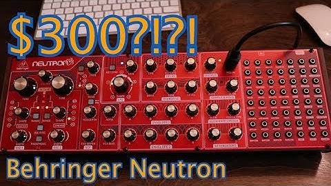 Behringer Neutron Semi-Modular Analog Synthesizer \\ Exploring The Sounds (No Talking)