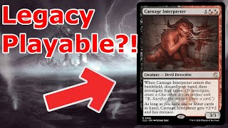 ABSOLUTE CARNAGE!  BR Carnage Interpreter Aggro (Spicy Rakdos Scam- Legacy MTG)