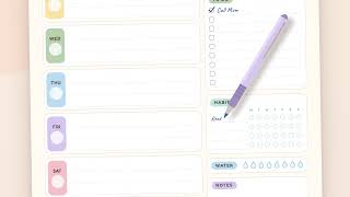 Full Printable Planner Bundle, Weekly Daily Monthly Planner, To Do List Update