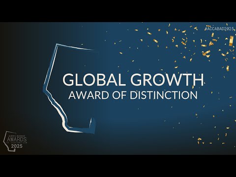 ABAD 2025 Global Growth Award Of Distinction