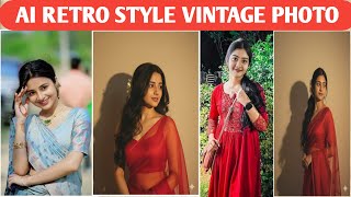🔴 Ai Retro Style Vintage Photo Editing Prompts | Google Gemini Viral Photo Editing - Nano Banana Ai screenshot 3