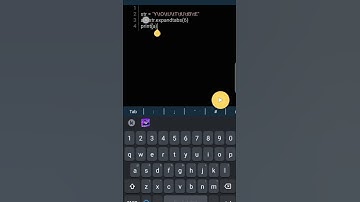 expandtabs() method in python | #methods #python #shorts #shortvideo