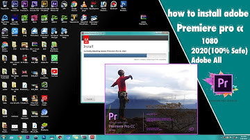 Adobe Premiere Pro CC - How To Install - Software For Windows 7/8/10 | Premiere Pro Software System