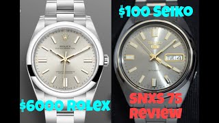 Seiko SNSX75 Watch Review