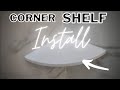 Tile Corner Shelf (for shaving) and Aria Lite Vent installation - Tile