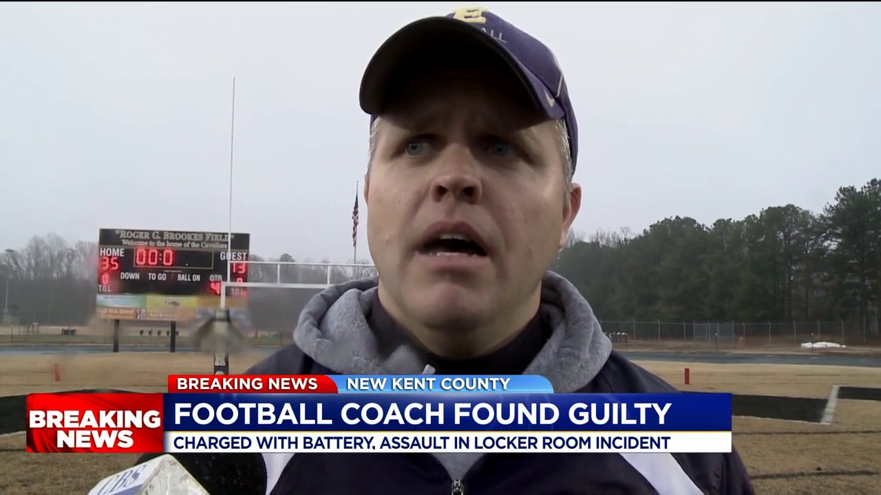 Virginia football coach found guilty of locker room assault YouTube