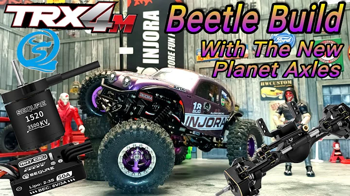 New injora Trx4m Bug Build with New planet axles Rc DIY Crawler  #rc #rccrawler 