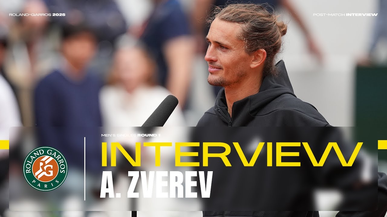 Zverev Round 1 post-match interview | Roland-Garros 2025 - YouTube