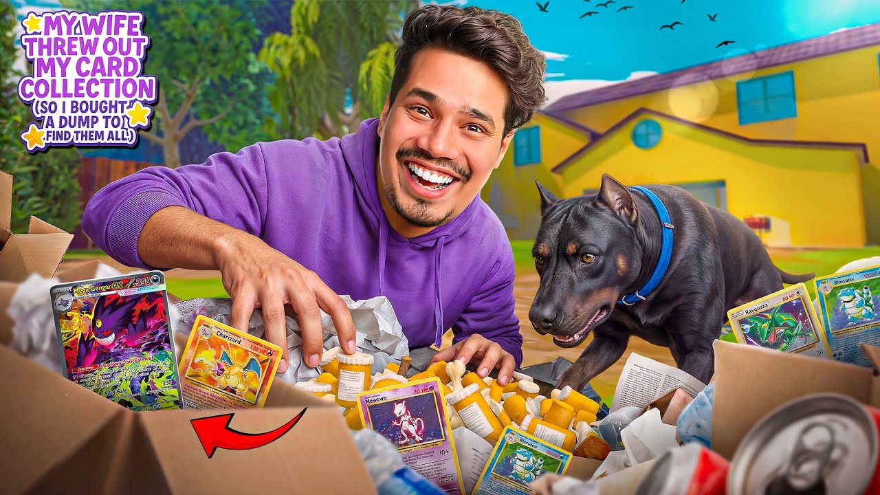 MY WIFE THREW OUT MY POKEMON CARD COLLECTION 😭