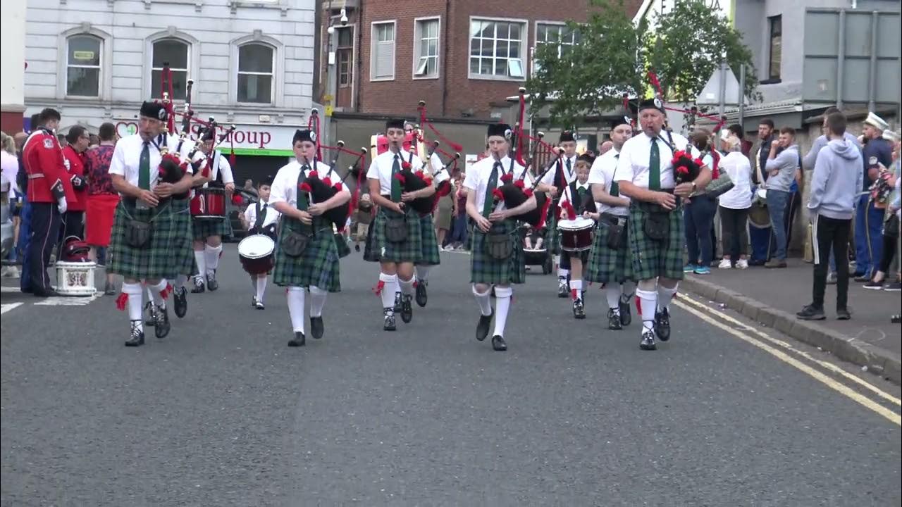 Cranny Pipe Band @ Ballymoughan Purple Guards 2023 - YouTube