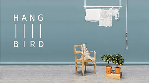 Hangbird: a drying rack that liberates your living...