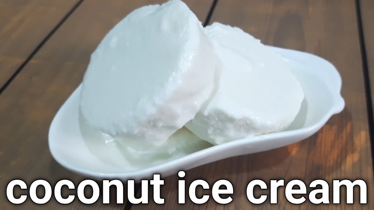 coconut ice cream recipe how to make coconut ice cream easy ice