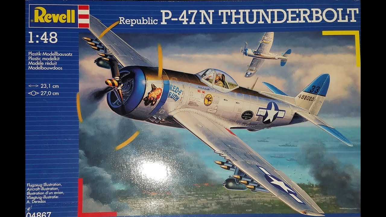 1 48 Revell P 47n Thunderbolt Review Preview Youtube