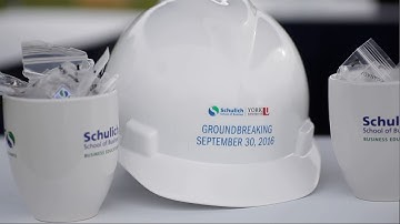 Schulich Graduate Study & Research Building - Ground Breaking Event 2016
