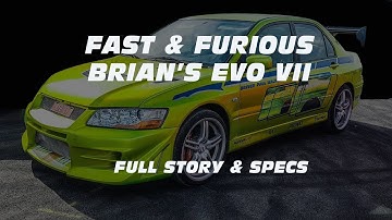FAST & FURIOUS   Brian