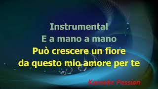 Karaoke  - A mano a mano -  Rino Gaetano