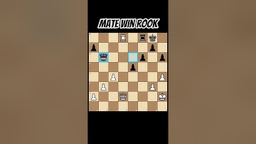 Chess Mate in Rook. #chess #ytshorts #shorts