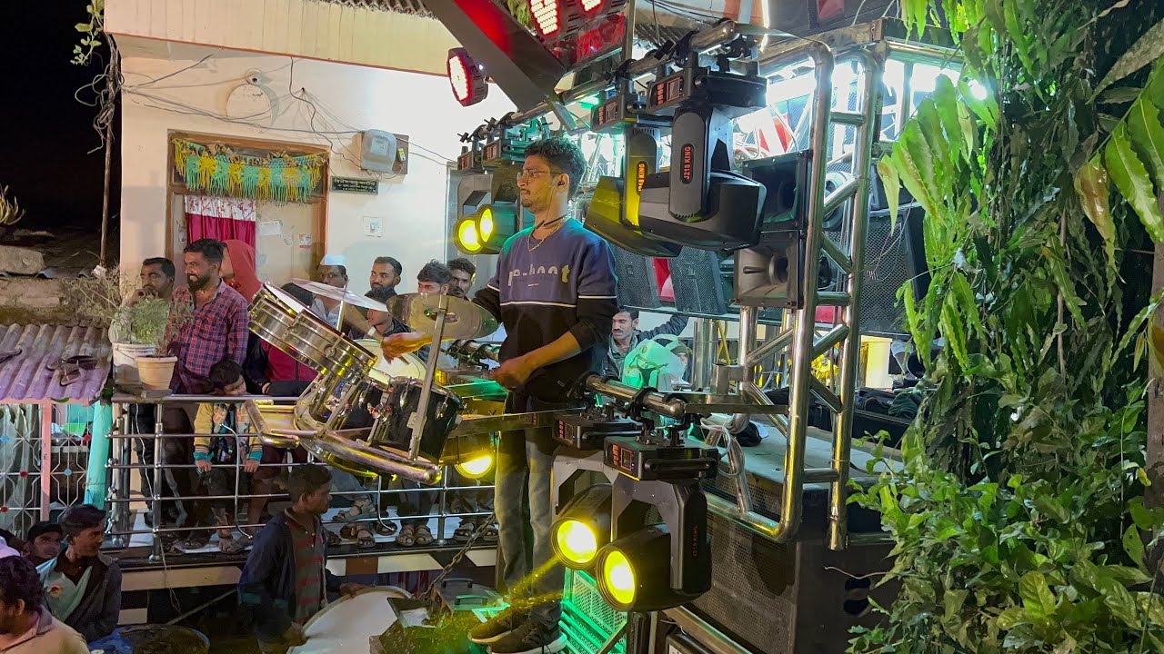 🎷Vicky bhagya ni pawri 🤩 New Mohini band Amalner 🎹🥁 Drum setup HD + sound 🎧