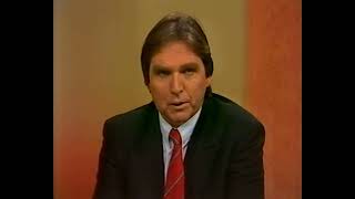 Peter McKenna gives Tony Lockett the 3 votes on a Sportsworld AFL footy panel in 1991