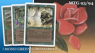 Mono Green vs Mono Blue | Old School Magic the Gathering (MTG) | 476