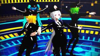 Mmdsweet Devilcolate Remix Tda Thai Police Haku, Gumi, Miku And Rin