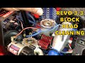 Traxxas Revo 3.3 nitro engine clean out and replace GLOW plug
