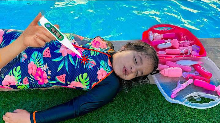 Amira s'est noyé dans la piscine,le docteur l'a sauvé