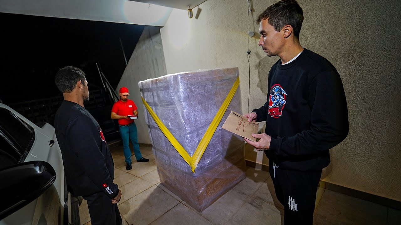 A GRANDE ENCOMENDA DO MASCARADO CHEGOU NA MINHA CASA
