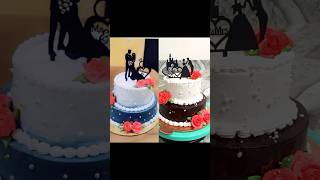 Anniversary Cake, ️️ Two Tier Cake Design, #cake #viral #shortvideo #trending #shortfeed #shorts