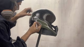 Painting Arai Tour Cross X3 helmet