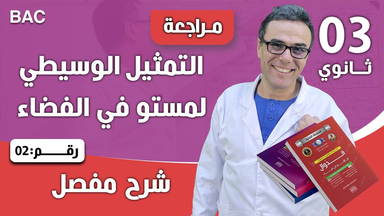 التمثيل الوسيطي لمستو في الفضاء 2