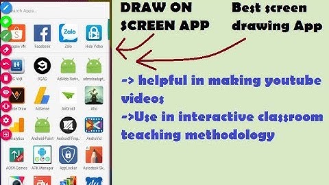 Draw on screen app tutorial