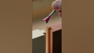 Simple Method for Dovetail Breadboard Ends. #shorts #woodworking #wood #woodwork