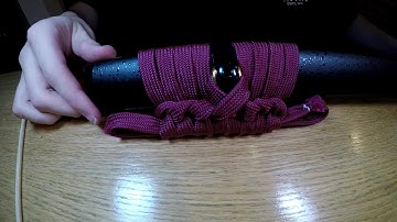 Katana Maintenance - Tying the cord to the scabbard