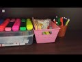 Study table organisation 