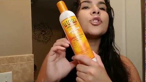 How to curl your hair using Cantu curl activator cream 💁🏻‍♀️
