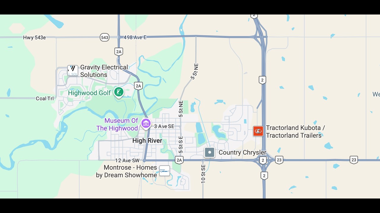 A road trip from Calgary to High River with a Genie scissor lift