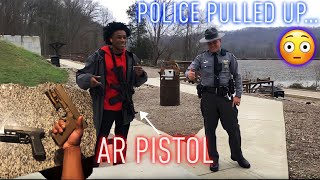 State Trooper pulled up to the Gun Range.. 😅 I did not expect this… | P80 G20 10mm Vs G21 .45 |