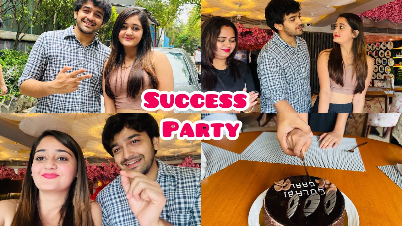 Pravisht Ne mere sath hi kar diya Prank 😂 Bindass Kavya Gulabi Gaal Song Success Party With team🥳