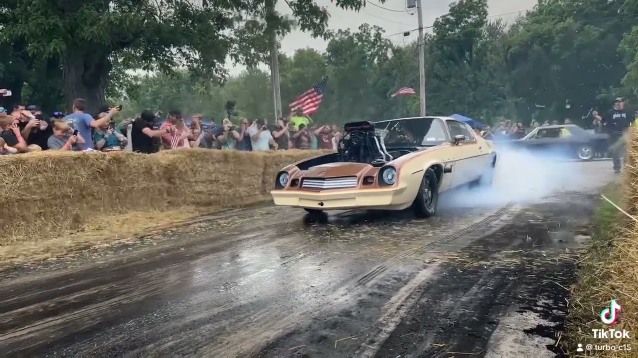 Stick shift blower car rev limiter burnout