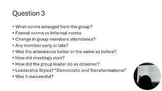 Small group interaction