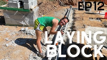 Laying Our Block Crawlspace Foundation | Building Our Dream Home EP12