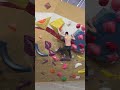Linking Crimps &amp; Big Moves on This Orange Line 🧗‍♂️ #climbing #bouldering