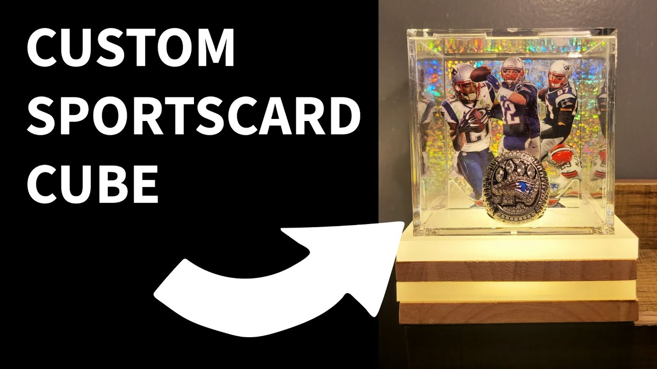 Creating a Tom Brady Custom Superbowl Sportscard Cube | Patriots Superbowl XLIX