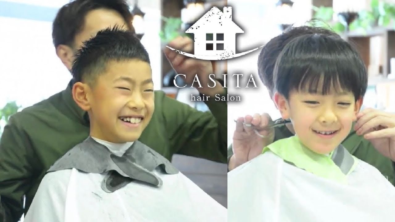 キッズカット 年末恒例の息子たちの散髪します 札幌 美容師 Youtube