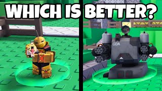 GOLDEN RANGER Vs XWM TURRET!  Which Is BETTER?  In Roblox Tower Defense X (TDX)