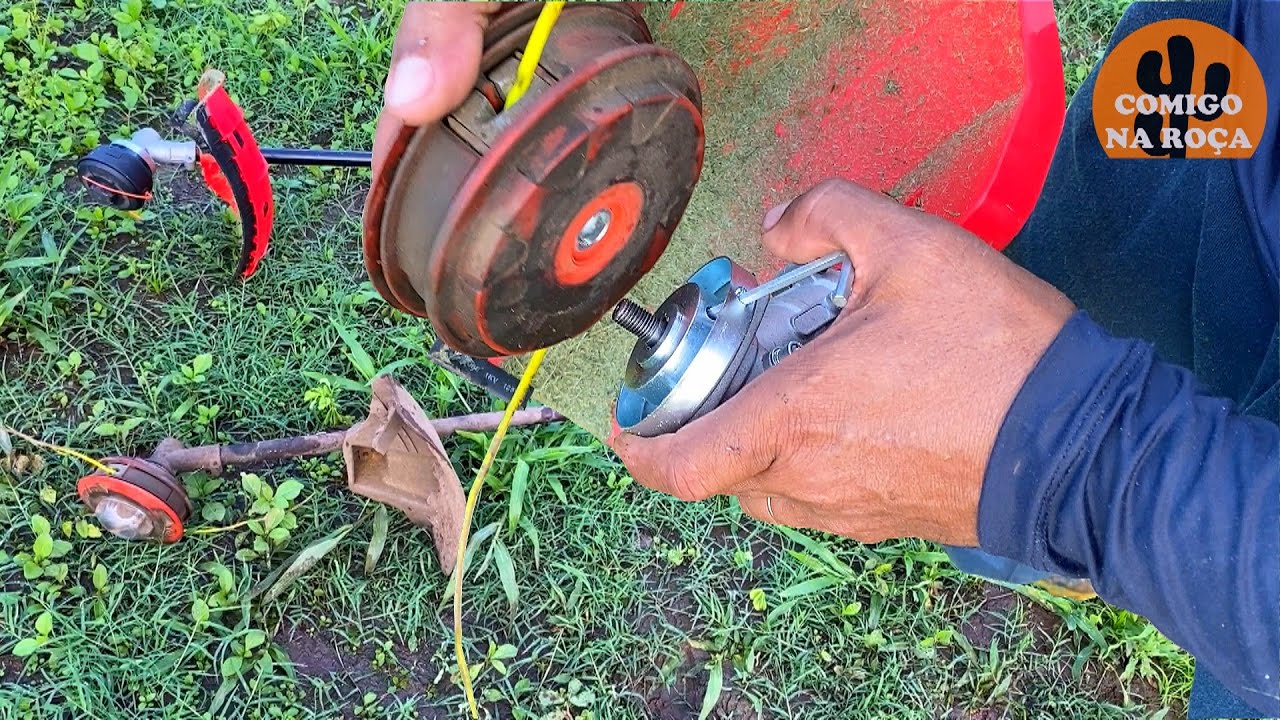 CARRETEL AUTOMÁTICO DA GARDEN NA ROÇADEIRA ELÉTRICA GARTHEN GRE 2.000, É POSSÍVEL?