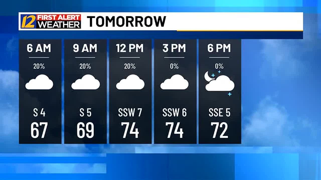 CJ's Monday evening weather update - YouTube