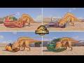 Dinosaur King Acrocanthosaurus vs Dinosaur King Carnivores | JWE2