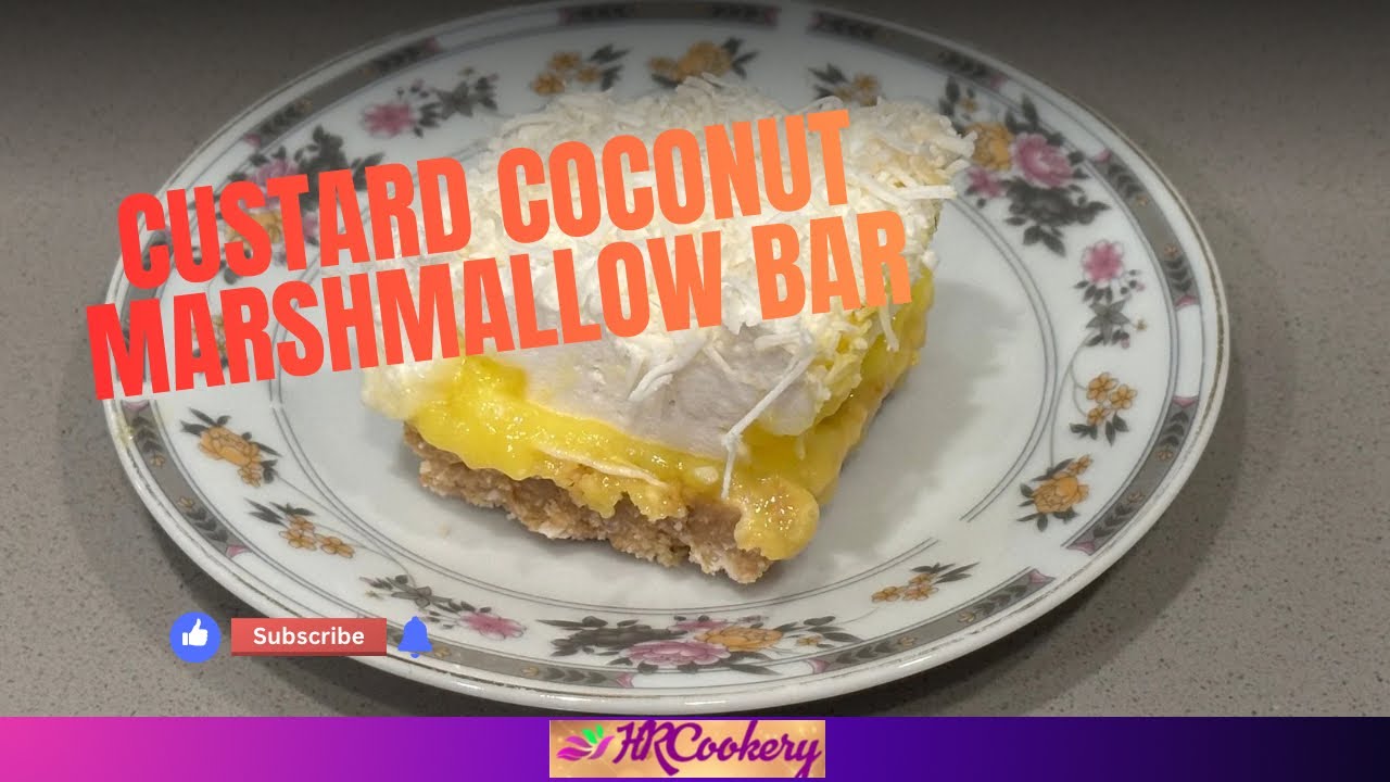 Custard Coconut Marshmallow Bar: A Culinary Crossroads of Global Desserts